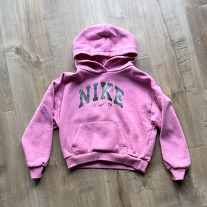 Nike Kids Pink Pullover Hoodie - 4T